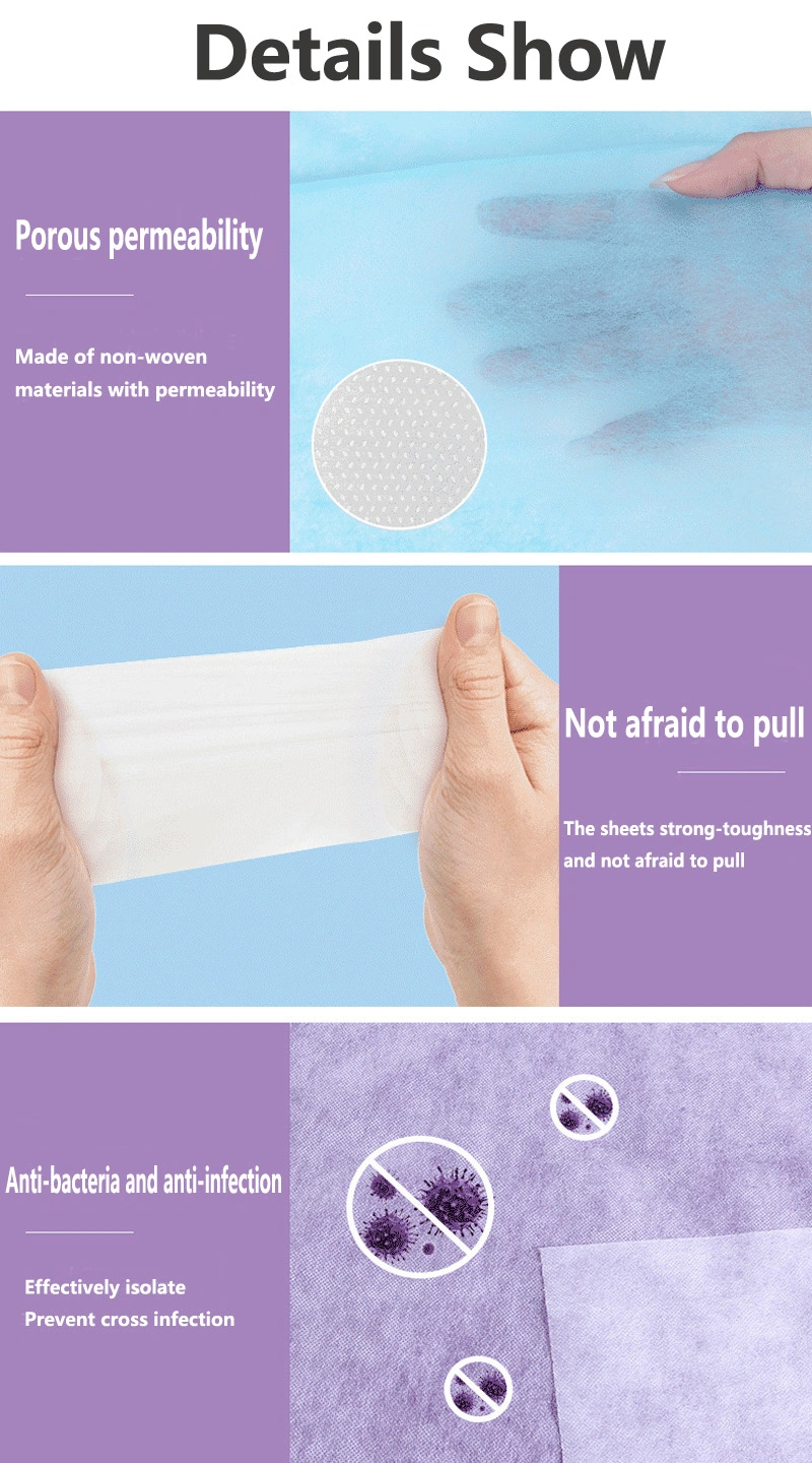 Disposable Non Woven Fabric Bed Sheet Roll for Hospital/Beauty Salon